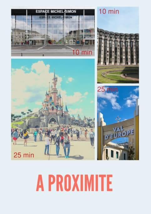Appart Proche Disneyland Et Paris Apartment Noisy-le-Grand Exterior photo